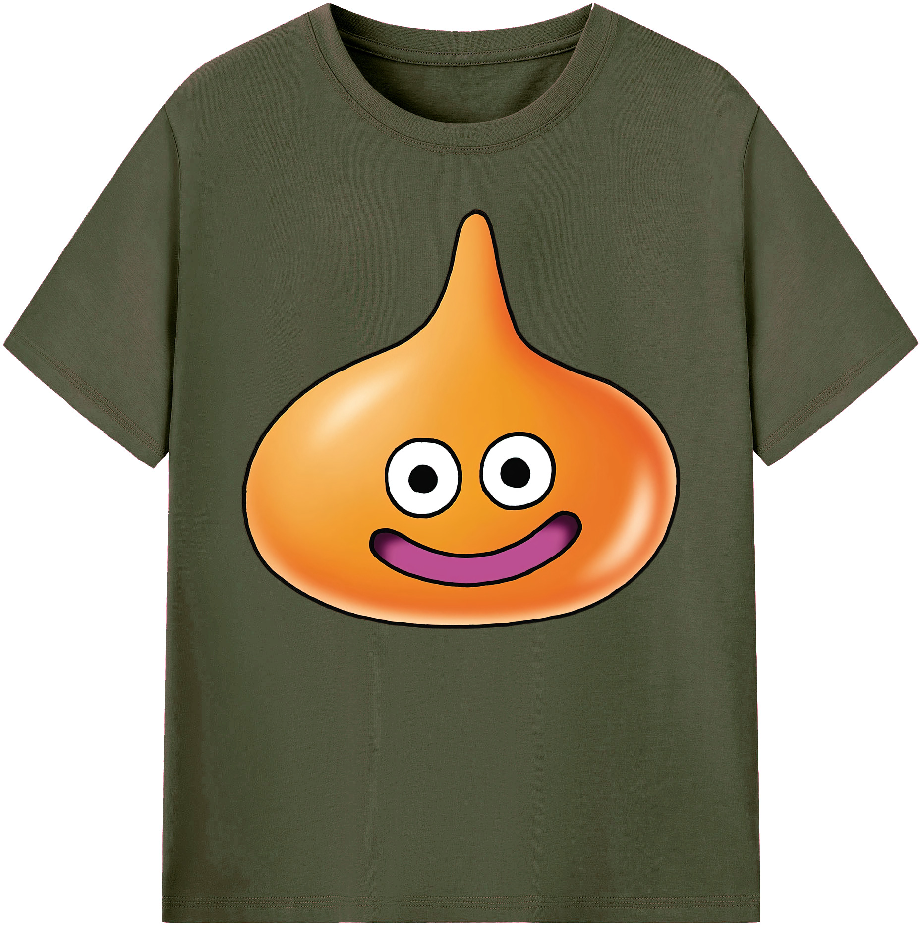 （画像用） ドラゴンクエスト Doragon Kuesuto Dragon Quest 綿100％ メンズ半袖Tシャツ｜肌触りやわらか＆通気性
